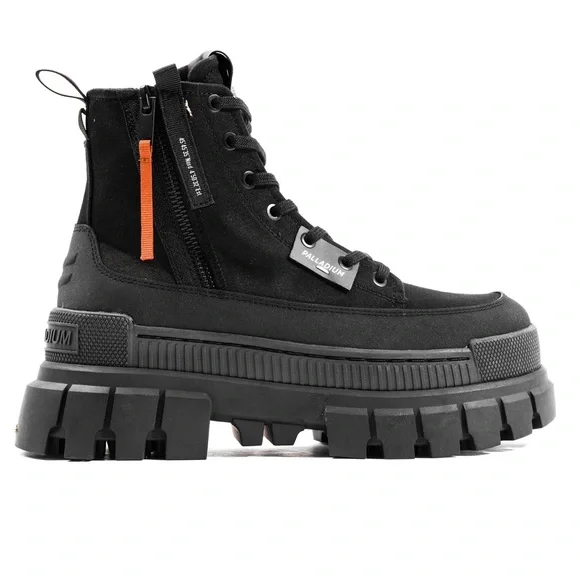 REVOLT BOOT ZIP TX -
Palladium US Black Chunky Platform Boots - Picture 6 of 6
